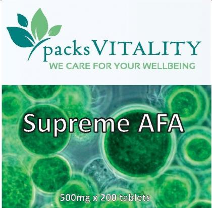 packsVITALITY Supreme AFA (200tablets x 500mg)